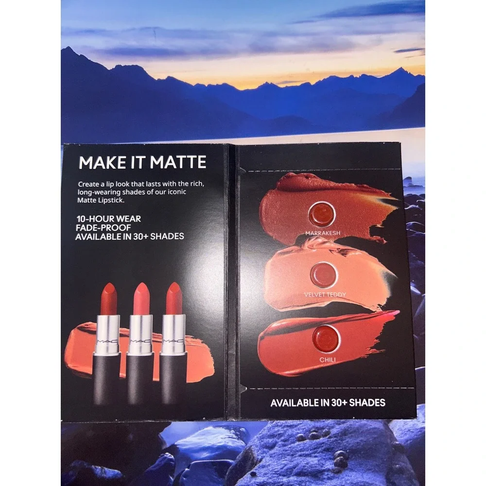 MAC Magic Extension 5mm‎ Fiber Mascara Fix+ Rouge Fixante Sampler New